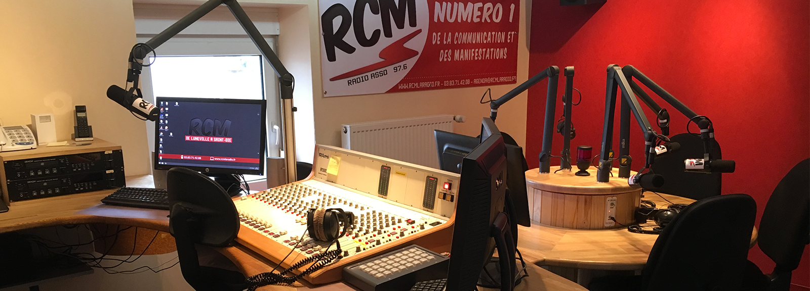 RCM - Studio de direct de Thiaville en 2016